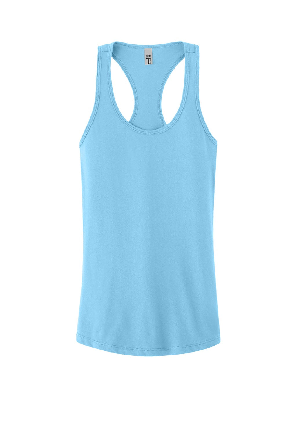 Next Level N1533/1533 Womens Ideal Jersey Tank Top Cancun Blue Flat Front