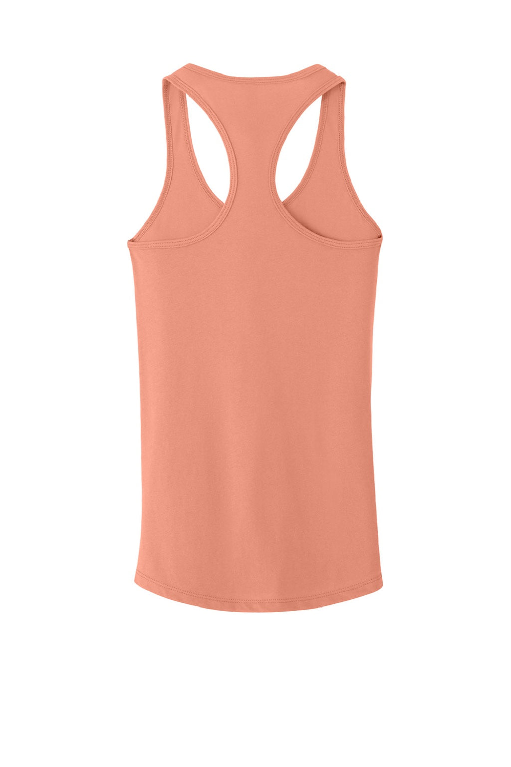 Next Level N1533/1533 Womens Ideal Jersey Tank Top Light Orange Flat Back