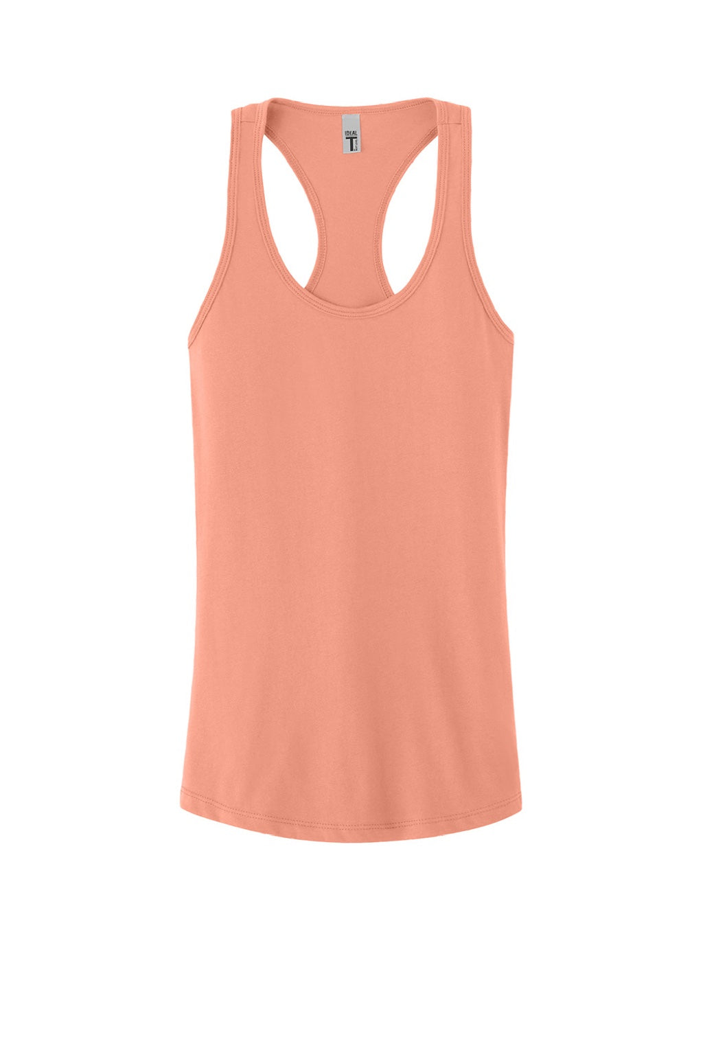 Next Level N1533/1533 Womens Ideal Jersey Tank Top Light Orange Flat Front