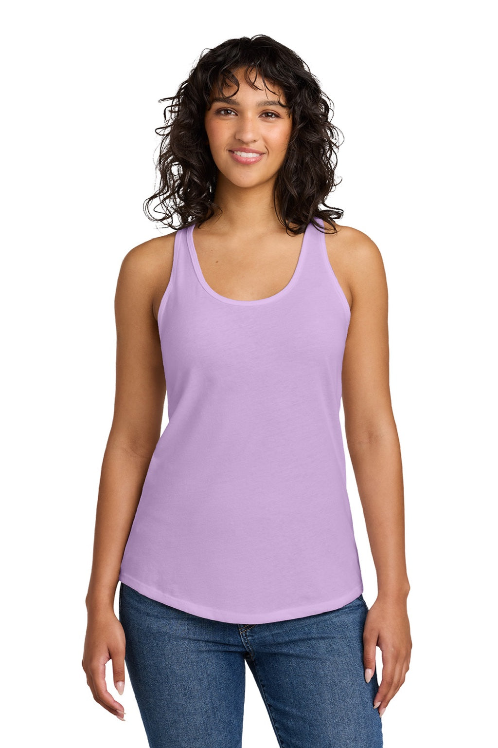 Next Level N1533/1533 Womens Ideal Jersey Tank Top Lilac Purple Model Front