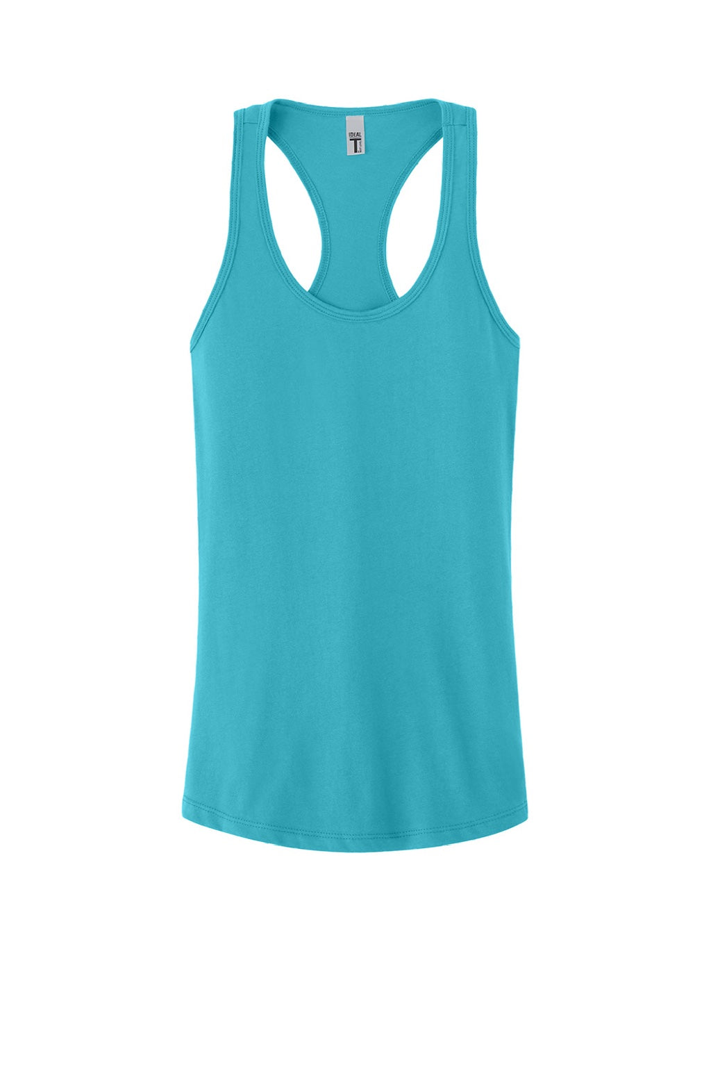 Next Level N1533/1533 Womens Ideal Jersey Tank Top Tahiti Blue Flat Front