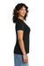 Next Level NL1540/1540 Womens Ideal Jersey Short Sleeve V-Neck T-Shirt Black Model Side