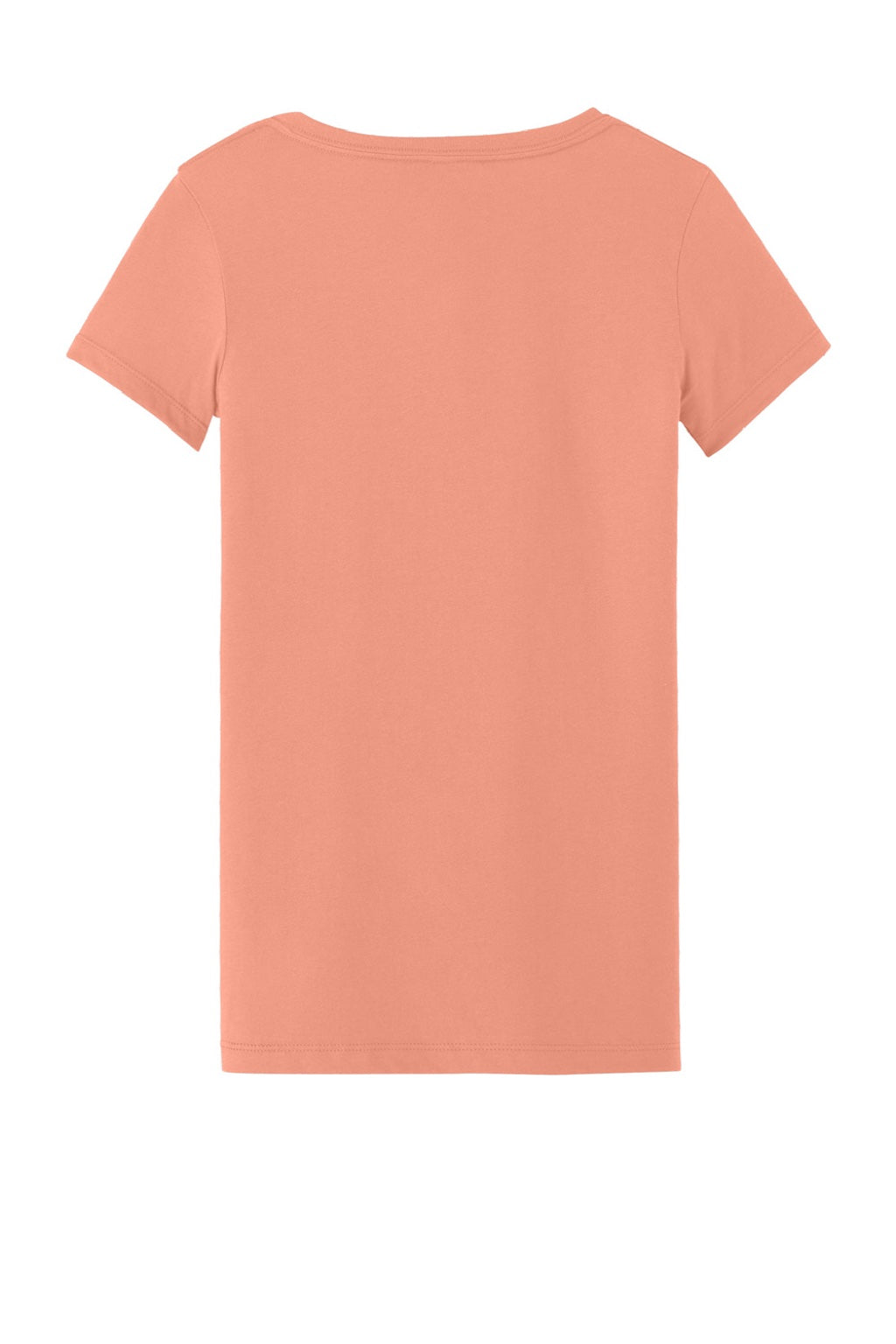 Next Level NL1540/1540 Womens Ideal Jersey Short Sleeve V-Neck T-Shirt Light Orange Flat Back