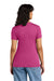 Next Level NL1540/1540 Womens Ideal Jersey Short Sleeve V-Neck T-Shirt Raspberry Pink Model Back