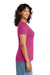 Next Level NL1540/1540 Womens Ideal Jersey Short Sleeve V-Neck T-Shirt Raspberry Pink Model Side