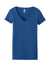 Next Level NL1540/1540 Womens Ideal Jersey Short Sleeve V-Neck T-Shirt Royal Blue Flat Front