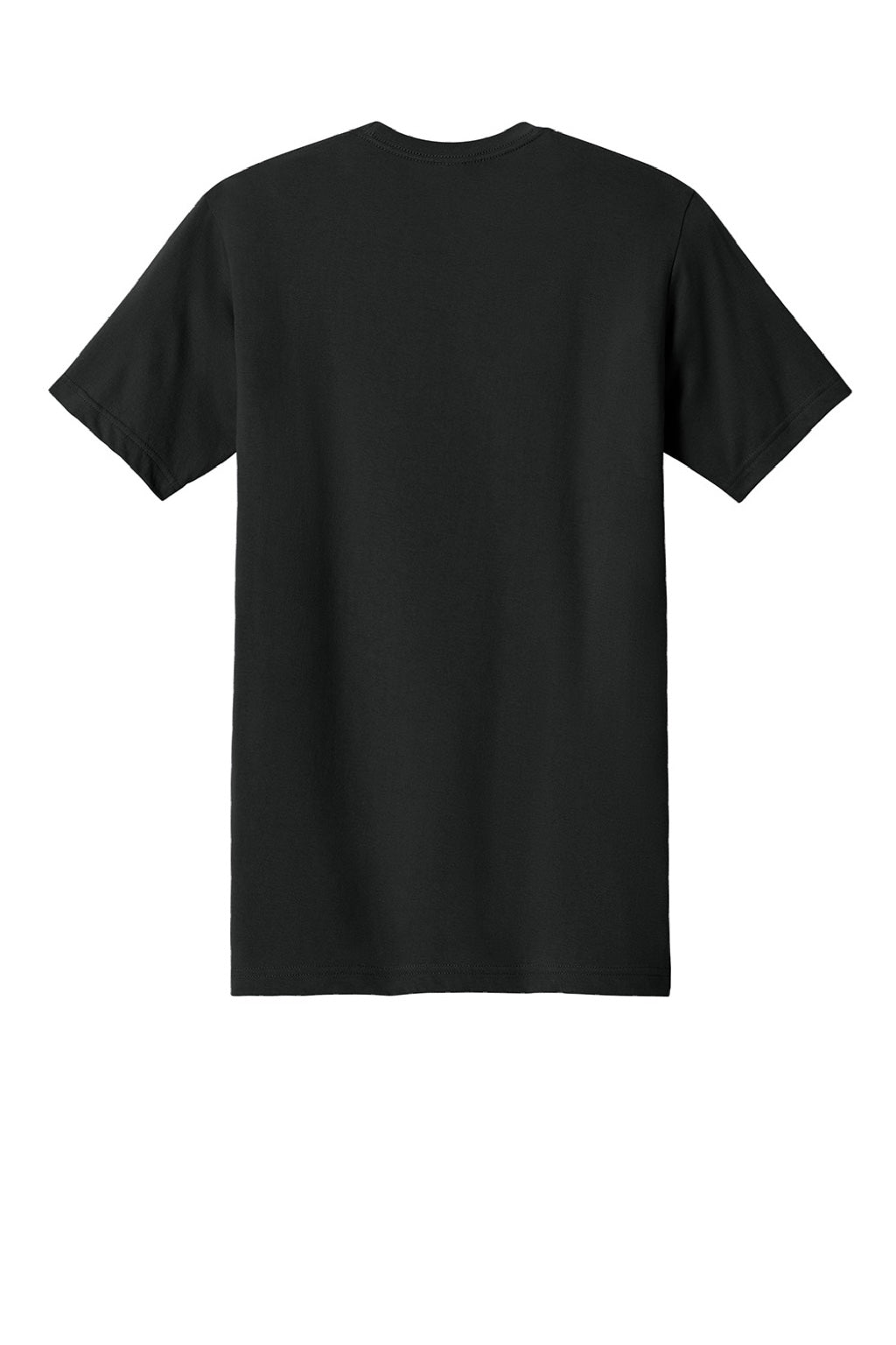 Next Level NL1810 Mens Ideal Jersey Short Sleeve Crewneck T-Shirt Black Flat Back