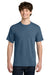 Next Level NL1810 Mens Ideal Jersey Short Sleeve Crewneck T-Shirt Blue Jean Model Front