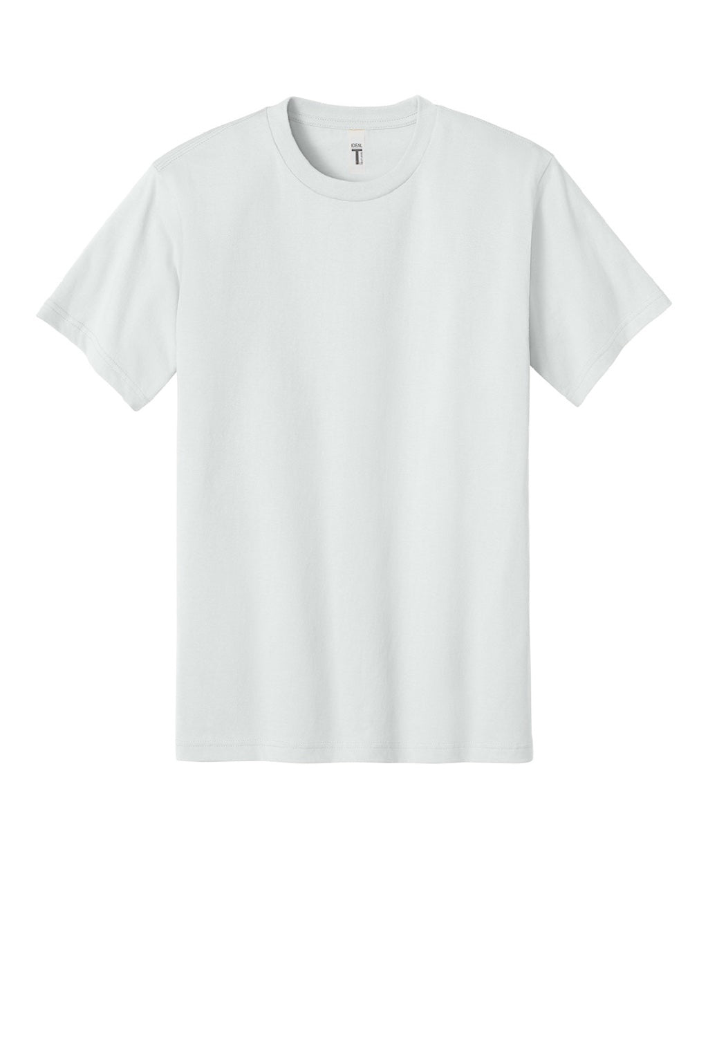 Next Level NL1810 Mens Ideal Jersey Short Sleeve Crewneck T-Shirt Bone White Flat Front