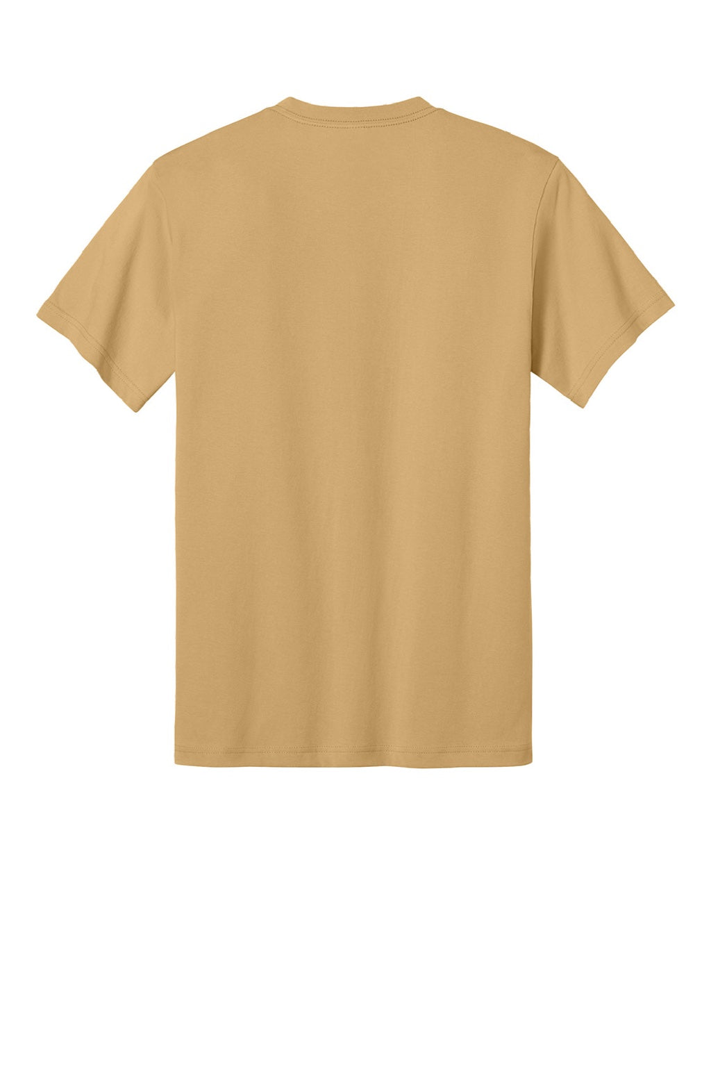 Next Level NL1810 Mens Ideal Jersey Short Sleeve Crewneck T-Shirt Camel Brown Flat Back