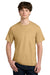 Next Level NL1810 Mens Ideal Jersey Short Sleeve Crewneck T-Shirt Camel Brown Model Front