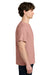 Next Level NL1810 Mens Ideal Jersey Short Sleeve Crewneck T-Shirt Desert Pink Model Side