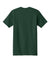 Next Level NL1810 Mens Ideal Jersey Short Sleeve Crewneck T-Shirt Forest Green Flat Back