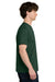 Next Level NL1810 Mens Ideal Jersey Short Sleeve Crewneck T-Shirt Forest Green Model Side