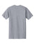 Next Level NL1810 Mens Ideal Jersey Short Sleeve Crewneck T-Shirt Heather Grey Flat Back