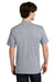 Next Level NL1810 Mens Ideal Jersey Short Sleeve Crewneck T-Shirt Heather Grey Model Back
