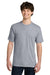 Next Level NL1810 Mens Ideal Jersey Short Sleeve Crewneck T-Shirt Heather Grey Model Front