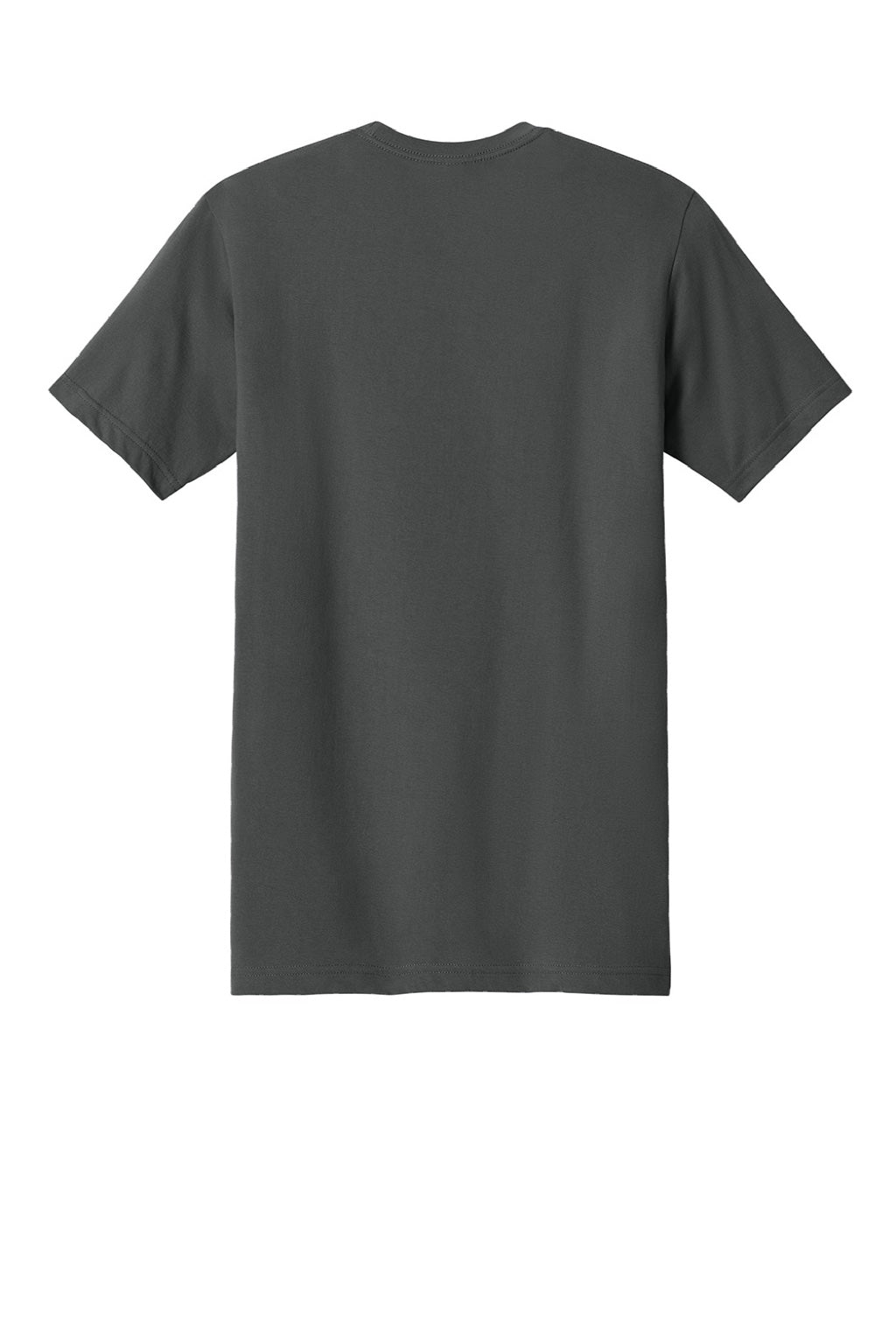 Next Level NL1810 Mens Ideal Jersey Short Sleeve Crewneck T-Shirt Heavy Metal Grey Flat Back
