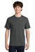 Next Level NL1810 Mens Ideal Jersey Short Sleeve Crewneck T-Shirt Heavy Metal Grey Model Front
