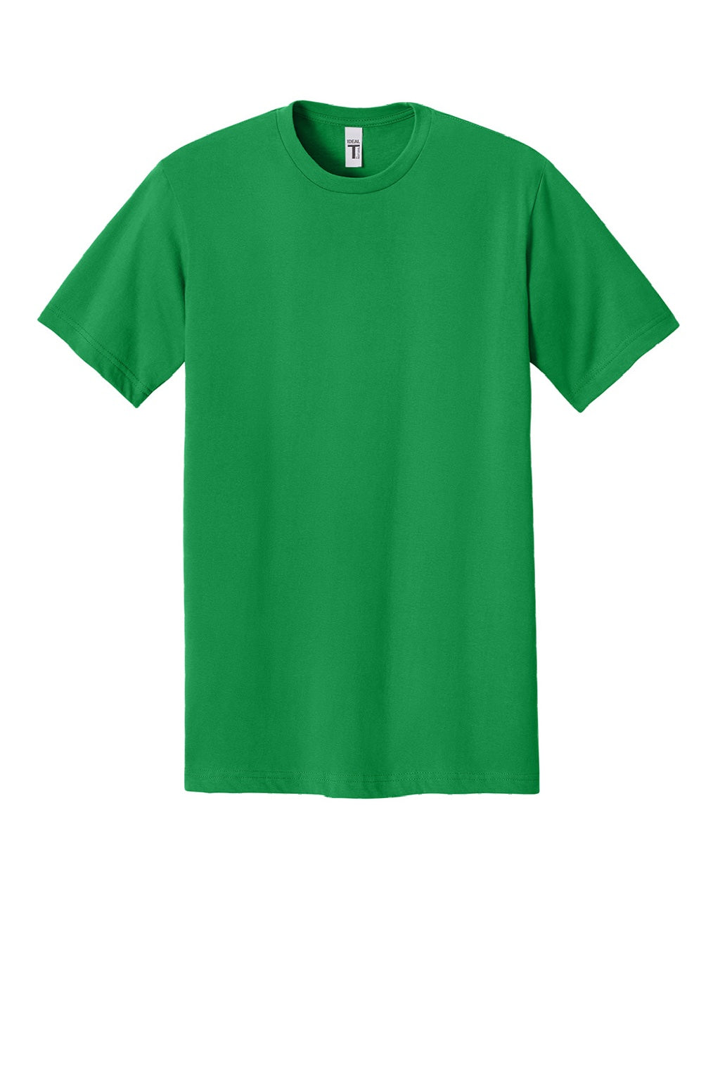 Next Level NL1810 Mens Ideal Jersey Short Sleeve Crewneck T-Shirt Kelly Green Flat Front