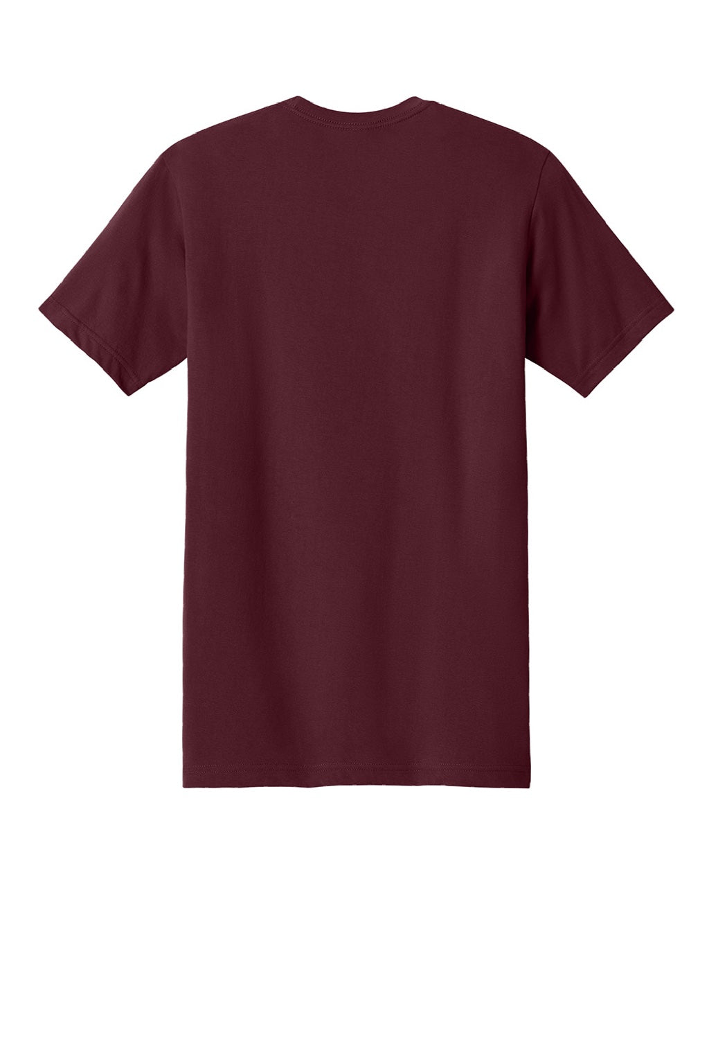 Next Level NL1810 Mens Ideal Jersey Short Sleeve Crewneck T-Shirt Maroon Flat Back