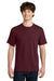Next Level NL1810 Mens Ideal Jersey Short Sleeve Crewneck T-Shirt Maroon Model Front