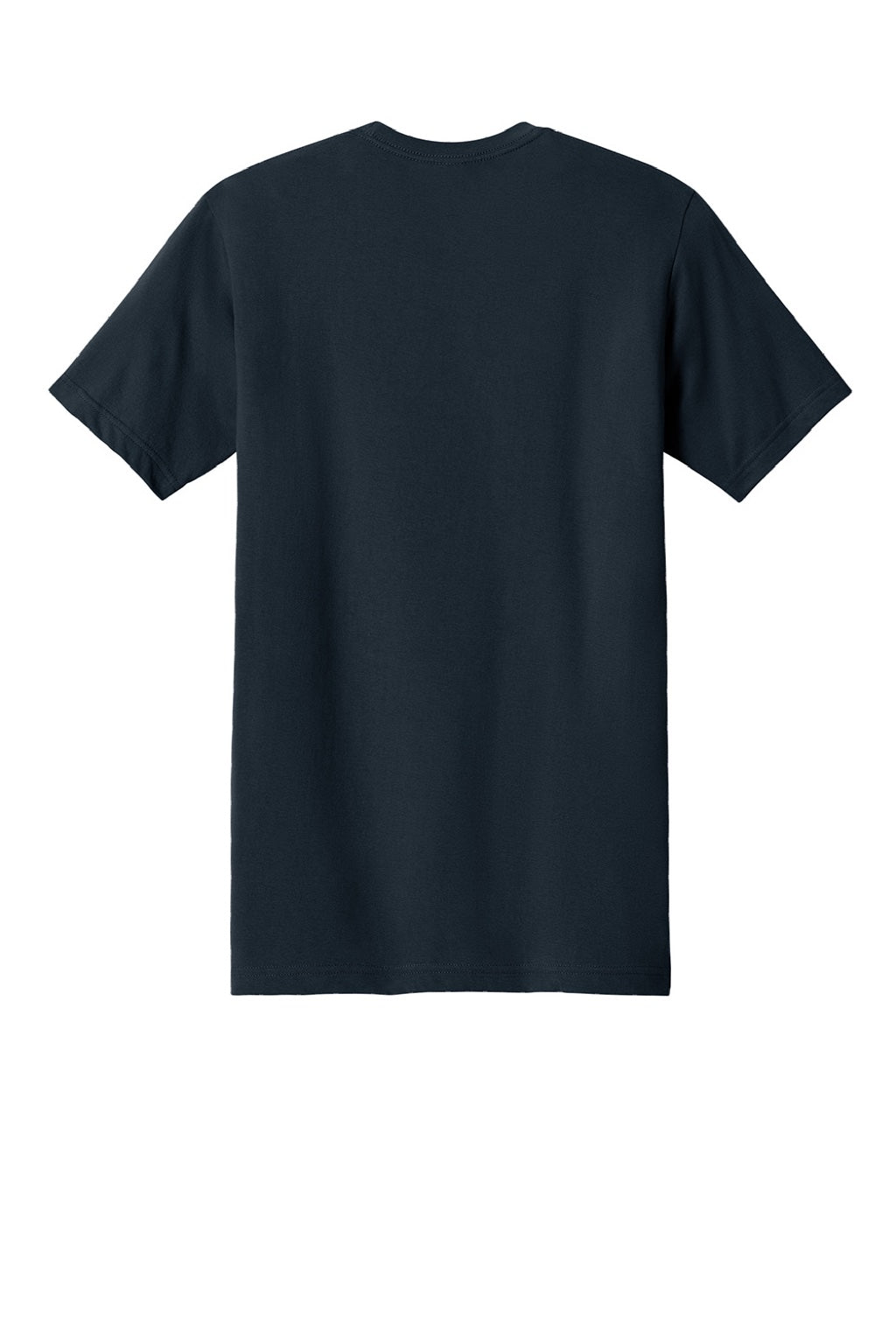 Next Level NL1810 Mens Ideal Jersey Short Sleeve Crewneck T-Shirt Midnight Navy Blue Flat Back