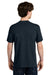 Next Level NL1810 Mens Ideal Jersey Short Sleeve Crewneck T-Shirt Midnight Navy Blue Model Back