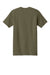Next Level NL1810 Mens Ideal Jersey Short Sleeve Crewneck T-Shirt Military Green Flat Back