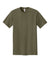 Next Level NL1810 Mens Ideal Jersey Short Sleeve Crewneck T-Shirt Military Green Flat Front