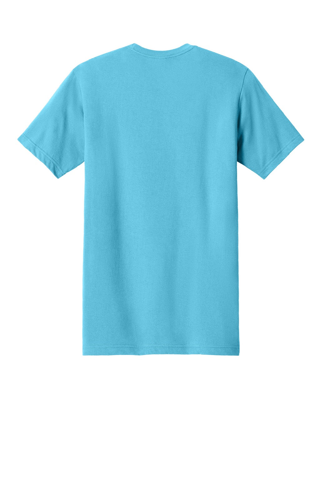 Next Level NL1810 Mens Ideal Jersey Short Sleeve Crewneck T-Shirt Pacific Blue Flat Back