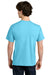 Next Level NL1810 Mens Ideal Jersey Short Sleeve Crewneck T-Shirt Pacific Blue Model Back