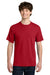 Next Level NL1810 Mens Ideal Jersey Short Sleeve Crewneck T-Shirt Red Model Front