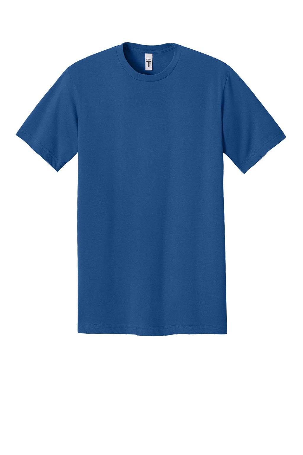 Next Level NL1810 Mens Ideal Jersey Short Sleeve Crewneck T-Shirt Royal Blue Flat Front