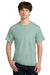 Next Level NL1810 Mens Ideal Jersey Short Sleeve Crewneck T-Shirt Seafoam Green Model Front
