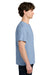 Next Level NL1810 Mens Ideal Jersey Short Sleeve Crewneck T-Shirt Stonewash Denim Blue Model Side