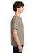 Next Level NL1810 Mens Ideal Jersey Short Sleeve Crewneck T-Shirt Tan Model Side