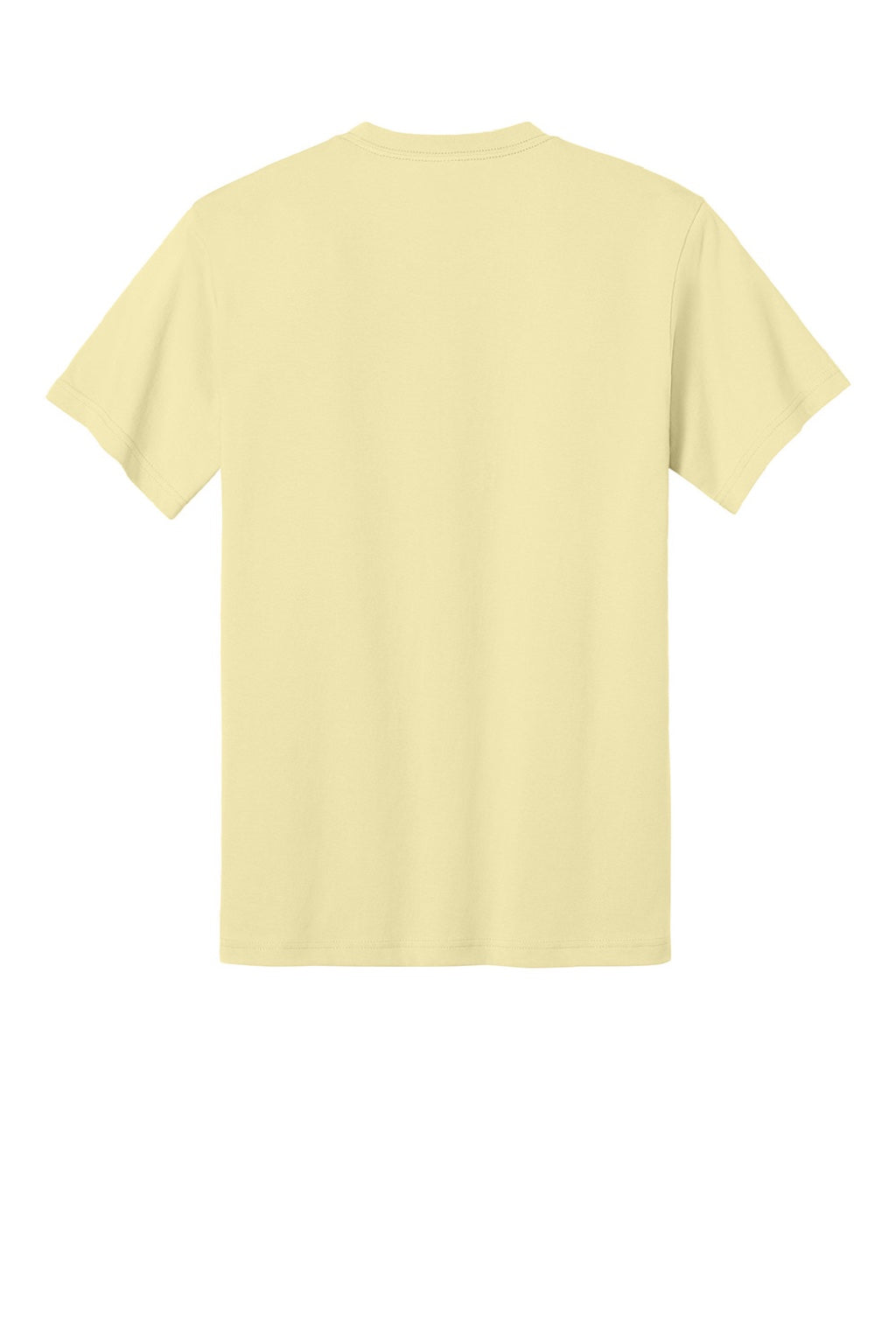 Next Level NL1810 Mens Ideal Jersey Short Sleeve Crewneck T-Shirt Vintage Yellow Flat Back