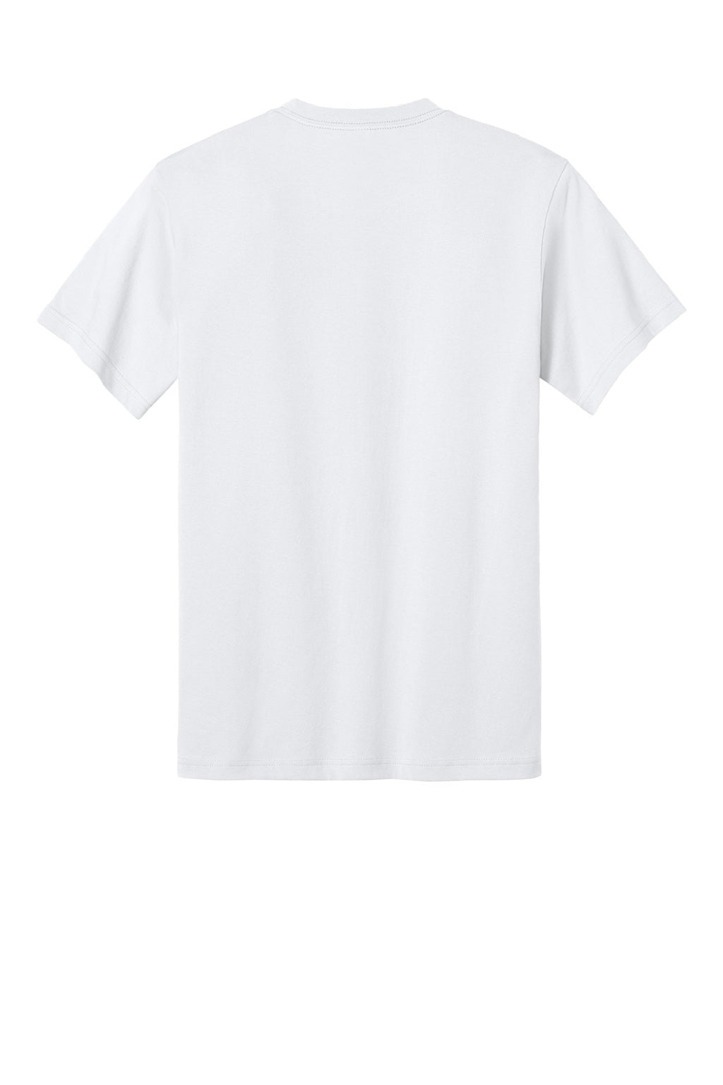 Next Level NL1810 Mens Ideal Jersey Short Sleeve Crewneck T-Shirt White Flat Back