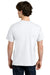Next Level NL1810 Mens Ideal Jersey Short Sleeve Crewneck T-Shirt White Model Back