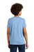 Next Level 3312 Youth CVC Jersey Short Sleeve Crewneck T-Shirt Heather Columbia Blue Model Back
