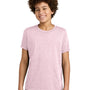 Next Level Youth CVC Jersey Short Sleeve Crewneck T-Shirt - Heather Light Pink