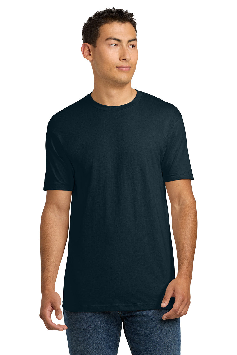 Next Level NL3600/3600 Mens Midnight Navy Blue Fine Jersey Short