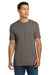 Next Level NL3600/3600 Mens Fine Jersey Short Sleeve Crewneck T-Shirt Shiitake Grey Model Front