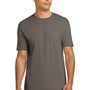 Next Level Mens Fine Jersey Short Sleeve Crewneck T-Shirt - Shiitake Grey