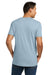 Next Level NL3600/3600 Mens Fine Jersey Short Sleeve Crewneck T-Shirt Stonewash Denim Blue Model Back
