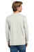 Next Level NL3601/N3601/3601 Mens Fine Jersey Long Sleeve Crewneck T-Shirt Natural Model Back