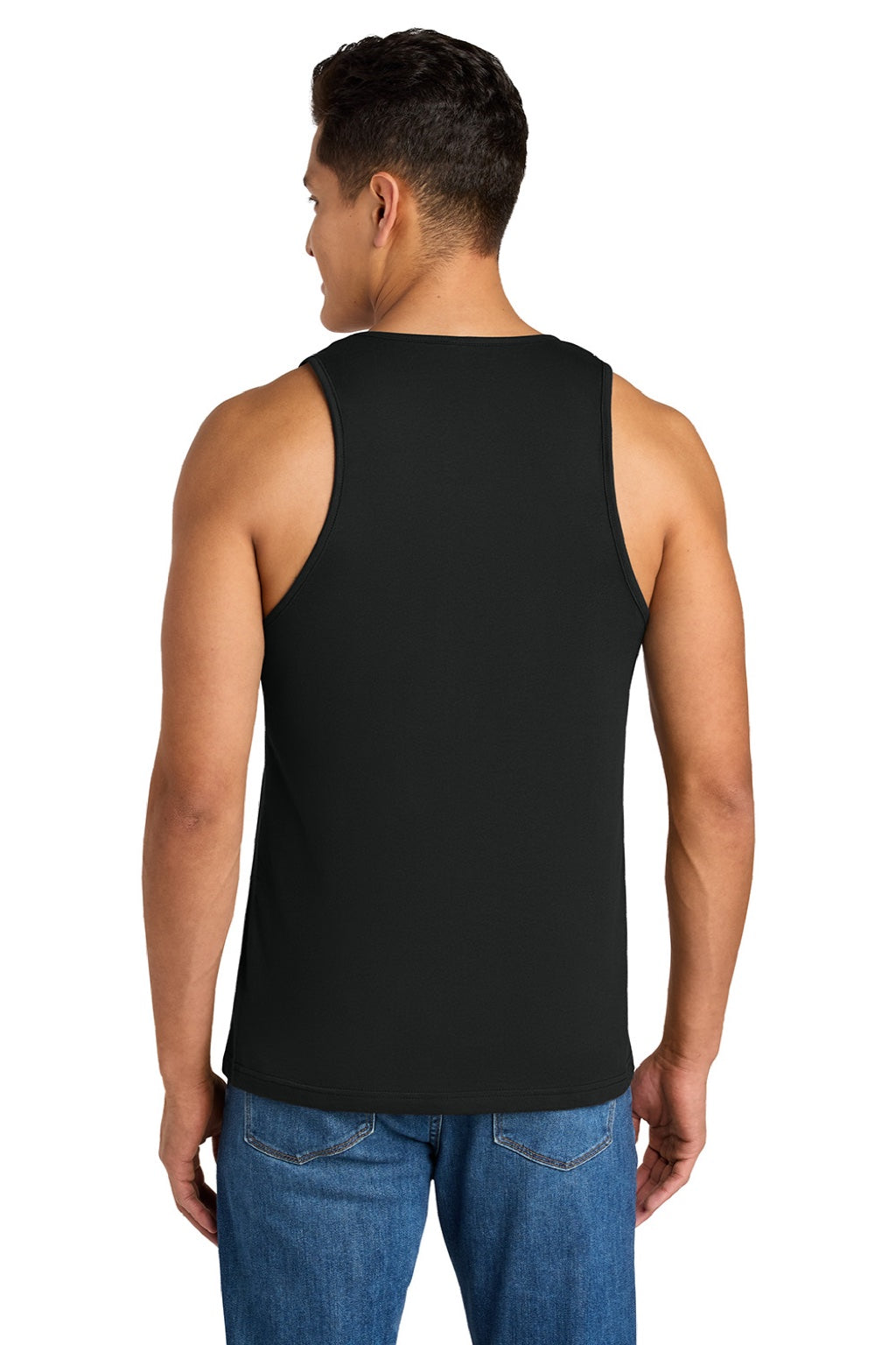Next Level NL3633/3633 Mens Tank Top Black Model Back