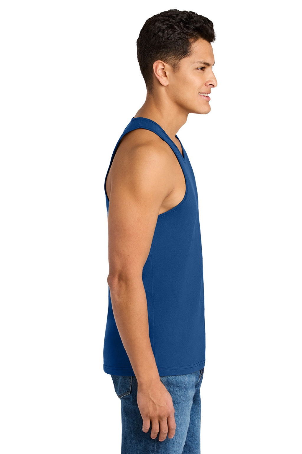 Next Level NL3633/3633 Mens Tank Top Royal Blue Model Side