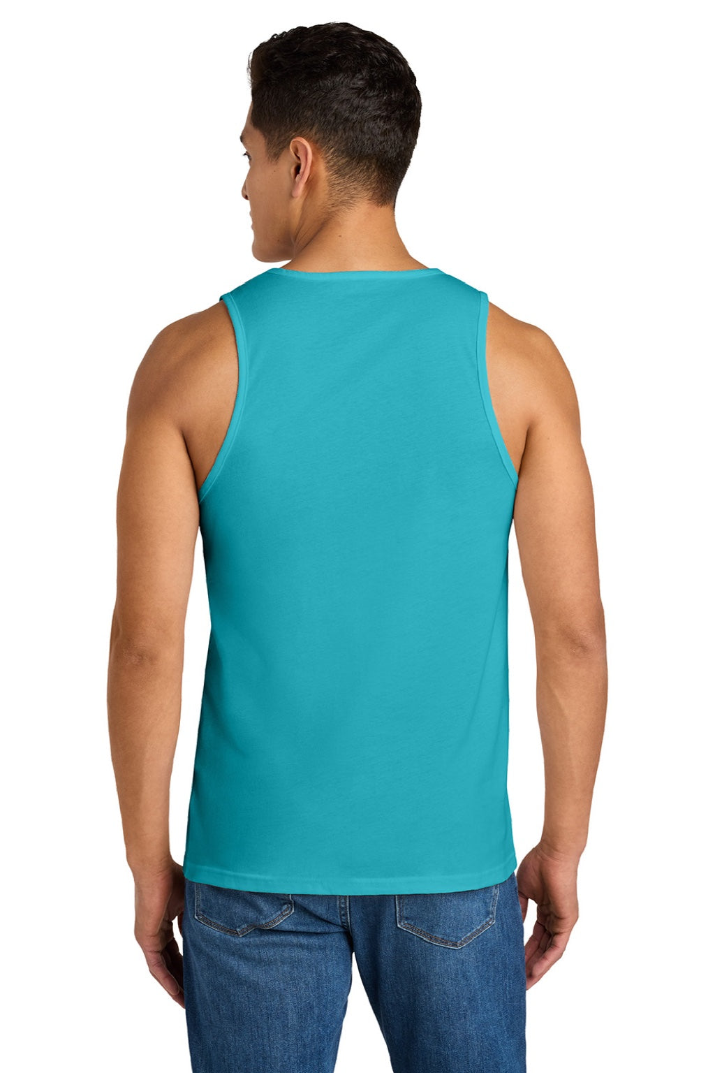 Next Level NL3633/3633 Mens Tank Top Tahiti Blue Model Back